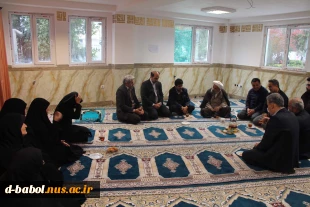 مراسم گرامیداشت روز وحدت حوزه و دانشگاه با حضور امام جمعه معزز شهرستان بابل آموزشکده فنی و حرفه ای دختران بابل  11
