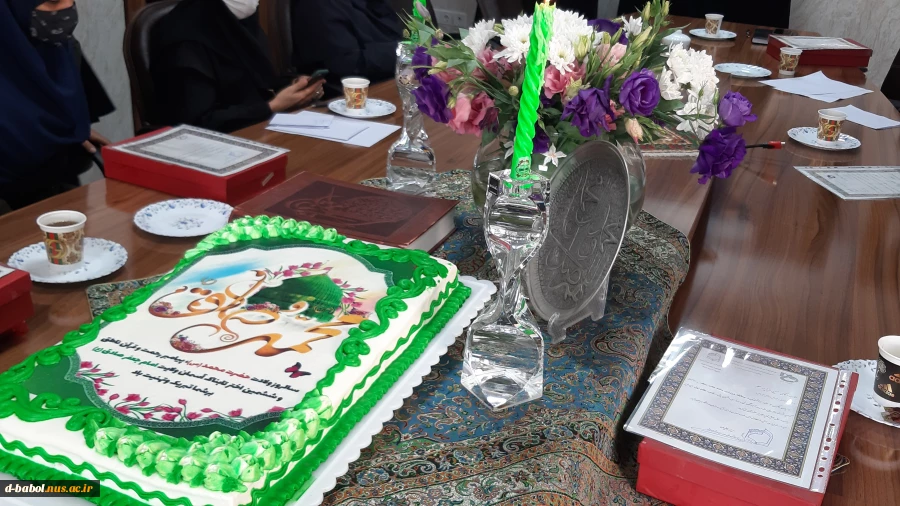 نشست صمیمی رئیس دانشکده  فنی و حرفه ای دختران بابل با همکاران به مناسبت میلاد با سعادت حضرت رسول اکرم(ص) و امام جعفر صادق(ص) 2