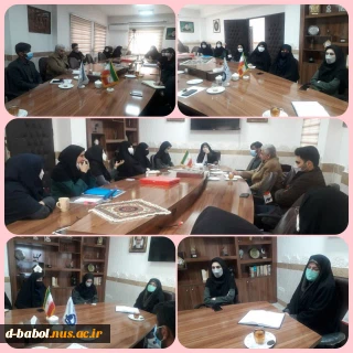 جلسه شورای فرهنگی به مناسبت روز دانشجو در دانشکده فنی و حرفه ای دختران الزهرا(س) بابل