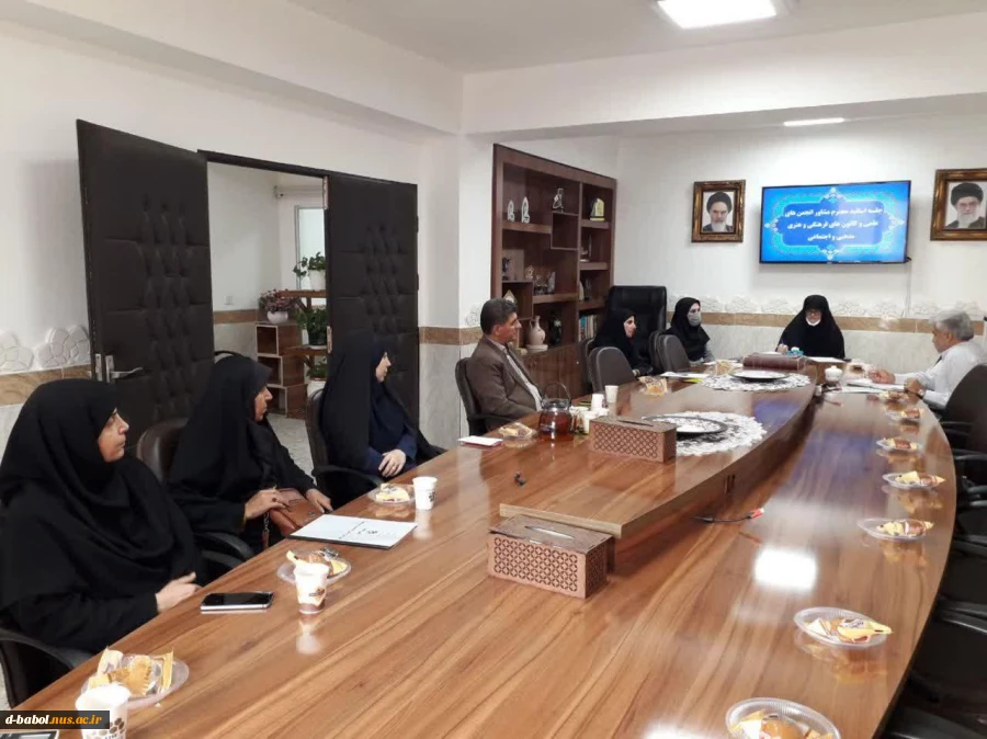 برگزاری جلسه اساتید مشاور انجمن ها و  کانونها در آموزشکده فنی و حرفه ای دختران بابل 

 2