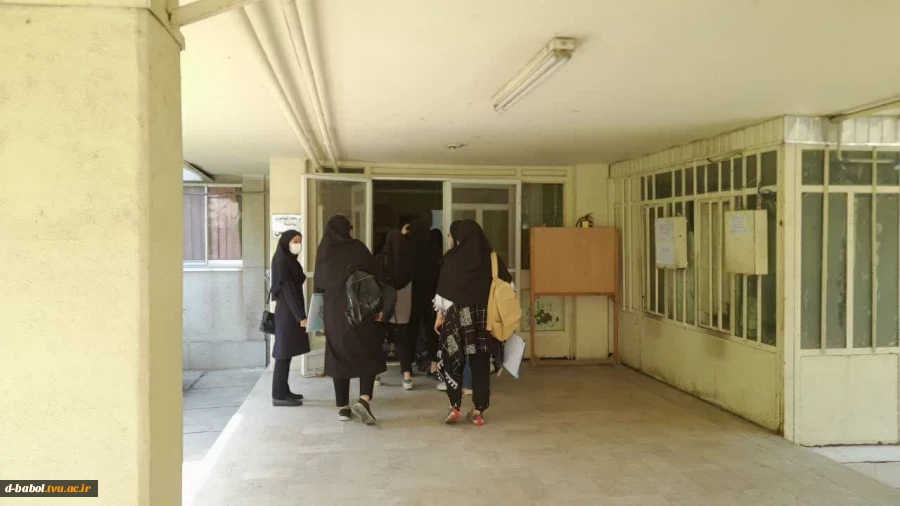 بازدید دانشجویان آموزشکده فنی و حرفه ای دختران بابل از خوابگاه دانشجویی علوم پزشکی بابل 2