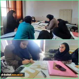 برگزاری کارگاه آموزشی دانشجو به دانشجو گروه معماری در آموزشکده ملی مهارت دختران بابل