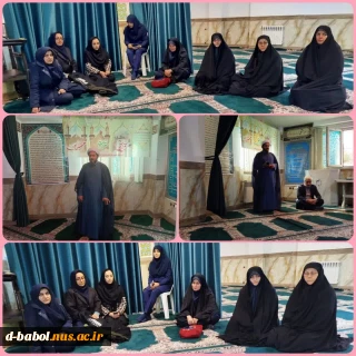 مراسم میلاد با سعادت ولادت امام حسین (ع) و روز پاسدار در دانشگاه ملی مهارت واحد دختران بابل