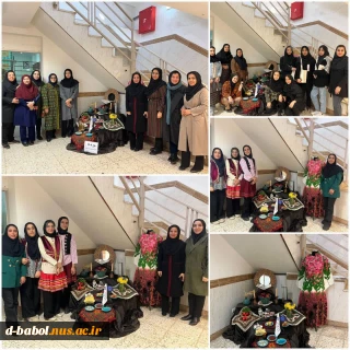 برپایی آیین سفره هفت سین نوروزی در دانشگاه ملی مهارت واحد دختران بابل