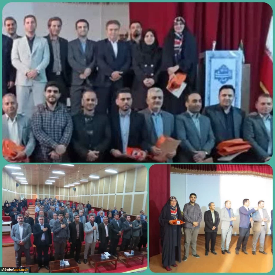 تجلیل از خانم عابدی کارشناس نمونه آموزشی آموزشکده ملی مهارت دختران بابل 2