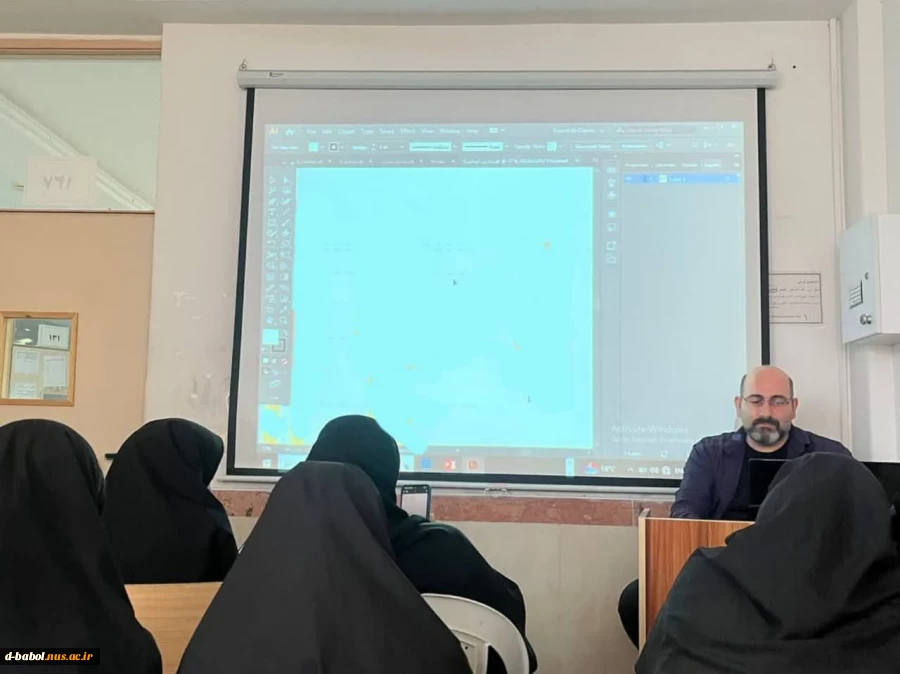 برگزاری کارگاه آموزشی " آموزش نرم افزار تخصصی در طراحی پارچه و لباس" به مناسبت هفته آموزش در آموزشکده ملی مهارت دختران بابل  2