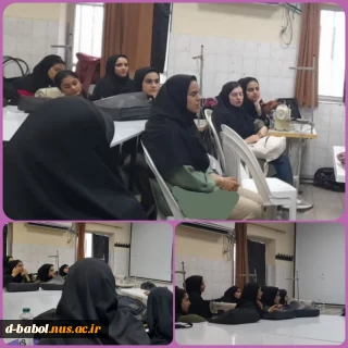 برگزاری کارگاه آموزشی " تکنیک های دوخت در لباس شب و عروس" به مناسبت هفته آموزش در آموزشکده ملی مهارت دختران بابل