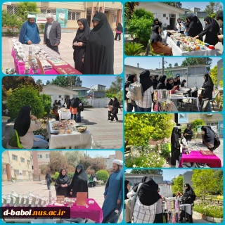 برگزاری بازارچه و نمایشگاه محصولات و صنایع دستی به مناسبت گرامیداشت هفته مشاغل در آموزشکده ملی مهارت دختران بابل
