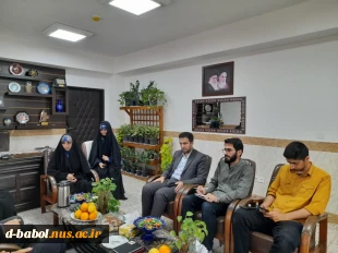 در حاشیه مجمع دبیران کانون‌ها، انجمن‌های علمی و مسئولان بسیج دانشجویی دانشگاه ملی مهارت واحد استان مازندران، نشست دکتر میر معینی مدیر کل فرهنگی دانشجویی دانشگاه ملی مهارت، دکتر حسن زاده معاون مدیر کل و مسئول انجمن ها و کانون های دانشجویی، دکتر عابدی معاون