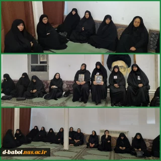 حضور خانم دکترابوئی و کارکنان آموزشکده ملی مهارت دختران بابل در مراسم گرامیداشت شهدای اقتدار ملی در بابل