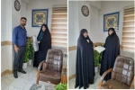 تقدیر خانم دکتر ابویی از حراست و همکاران حفاظت فیزیکی آموزشکده ملی مهارت دختران بابل، به مناسبت بیست و دوم تیرماه روز گرامیداشت روز حراست 2