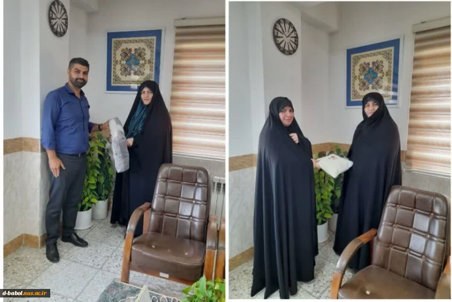 تقدیر خانم دکتر ابویی از حراست و همکاران حفاظت فیزیکی آموزشکده ملی مهارت دختران بابل، به مناسبت بیست و دوم تیرماه روز گرامیداشت روز حراست 2