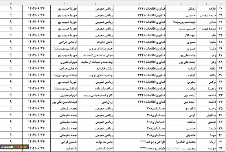 امتحان معرفی به استاد 4