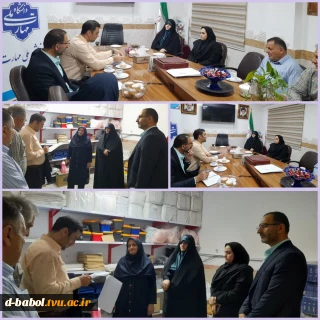 بازدید نماینده هیئت نظارت اداره کل امور مالی دانشگاه ملی مهارت کشور از آموزشکده ملی مهارت دختران بابل