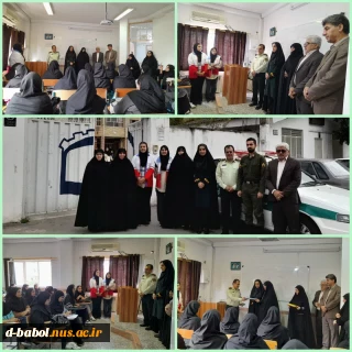 در آستانه آغاز سال تحصیلی جدید و گرامیداشت هفته نیروی انتظامی، حضور رئیس کلانتری ۱۱ بابل و هیئت همراه در آموزشکده ملی مهارت دختران