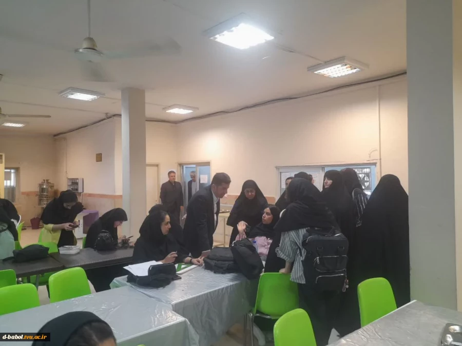 بازدید سرزده آقای دکتر عسکری، ریاست محترم دانشگاه ملی مهارت استان مازندران از آموزشکده ملی مهارت دختران بابل 5