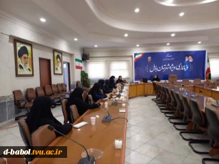 حضور معاون فرهنگی و دانشجویی آموزشکده ملی مهارت دختران بابل در جلسه کارگروه توجیهی دختران نوجوان و جوان شهرستان بابل