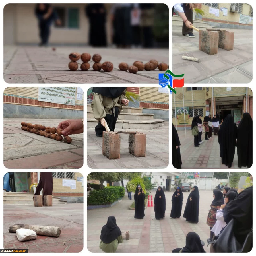 برگزاری مسابقه بازی های بومی  ( چیلیک مارگا و آغوزکا )  در محوطه دانشگاه 2