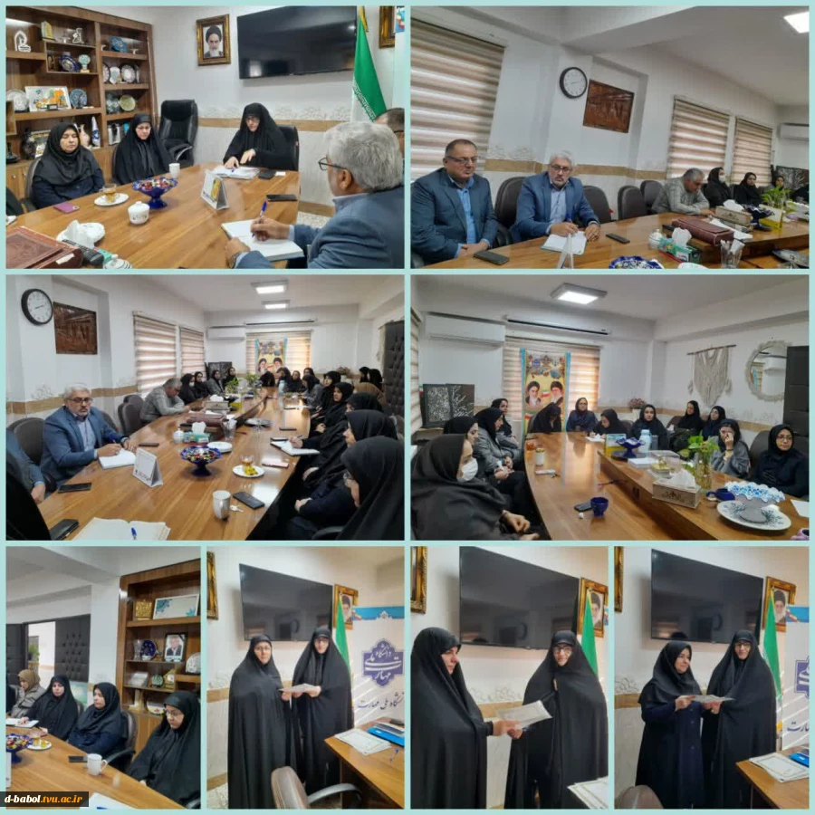 برگزاری جلسه شورای اداری در آموزشکده ملی مهارت دختران بابل 2
