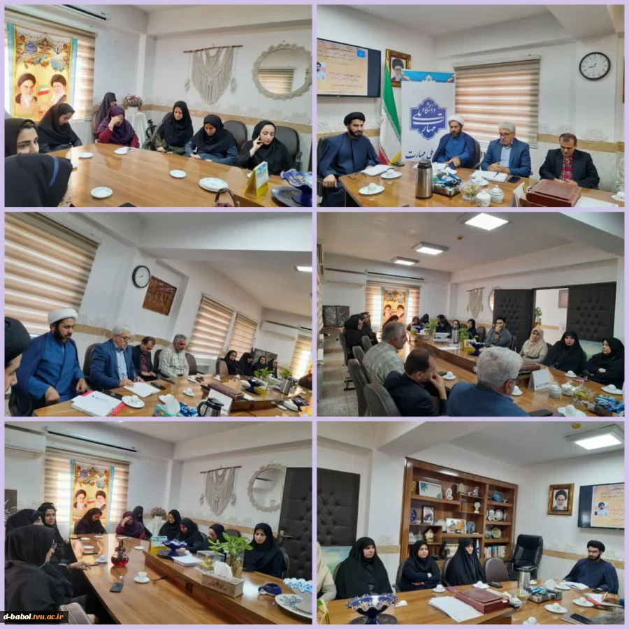 برگزاری نشست تحلیلی به مناسبت "هفته قرآن و دانشگاه " در آموزشکده ملی مهارت دختران بابل 2