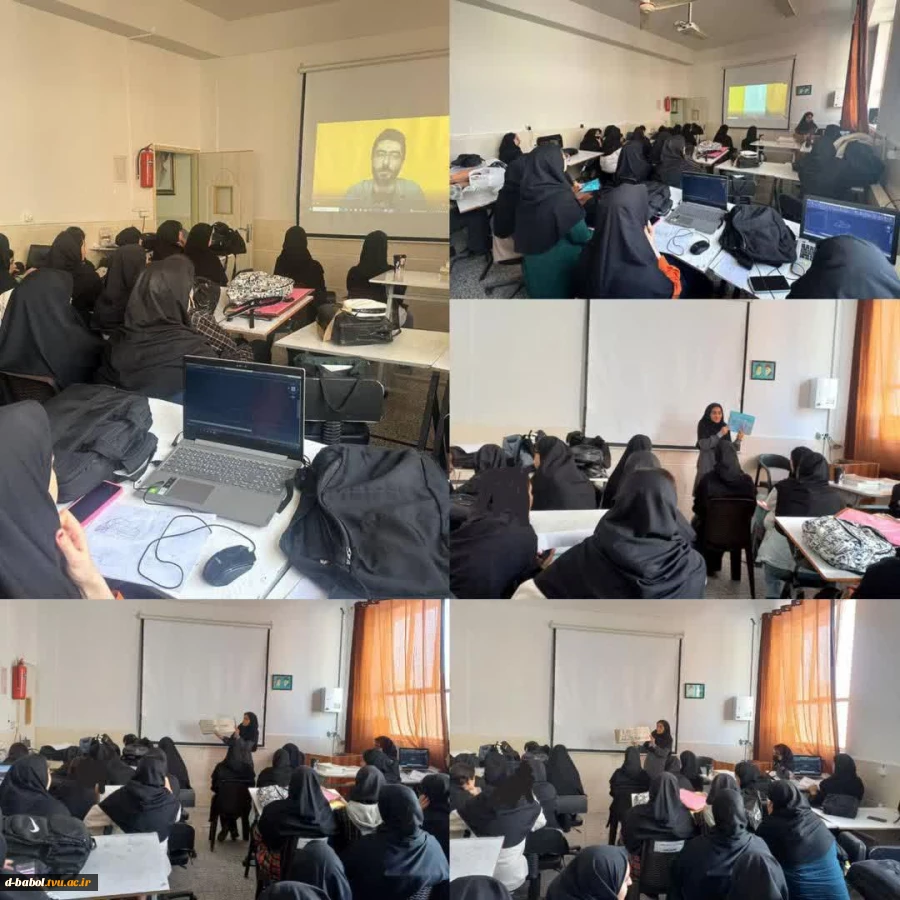 گزارش برنامه روز کتاب و کتاب‌خوانی در آموزشکده ملی مهارت دختران بابل  2