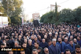 آیین تشییع و خاکسپاری شهید والامقام خوشنام در آموزشکده ملی مهارت دختران بابل 2