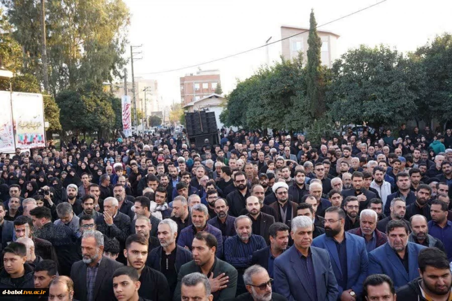 آیین تشییع و خاکسپاری شهید والامقام خوشنام در آموزشکده ملی مهارت دختران بابل 2