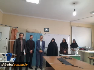 بازدید معاونت آموزشی دانشگاه ملی مهارت کشور از آموزشکده ملی مهارت دختران بابل  2