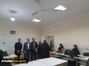 بازدید معاونت آموزشی دانشگاه ملی مهارت کشور از آموزشکده ملی مهارت دختران بابل  3