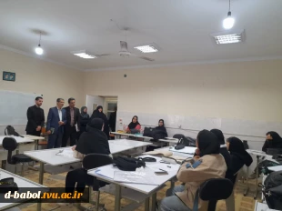 بازدید معاونت آموزشی دانشگاه ملی مهارت کشور از آموزشکده ملی مهارت دختران بابل  4
