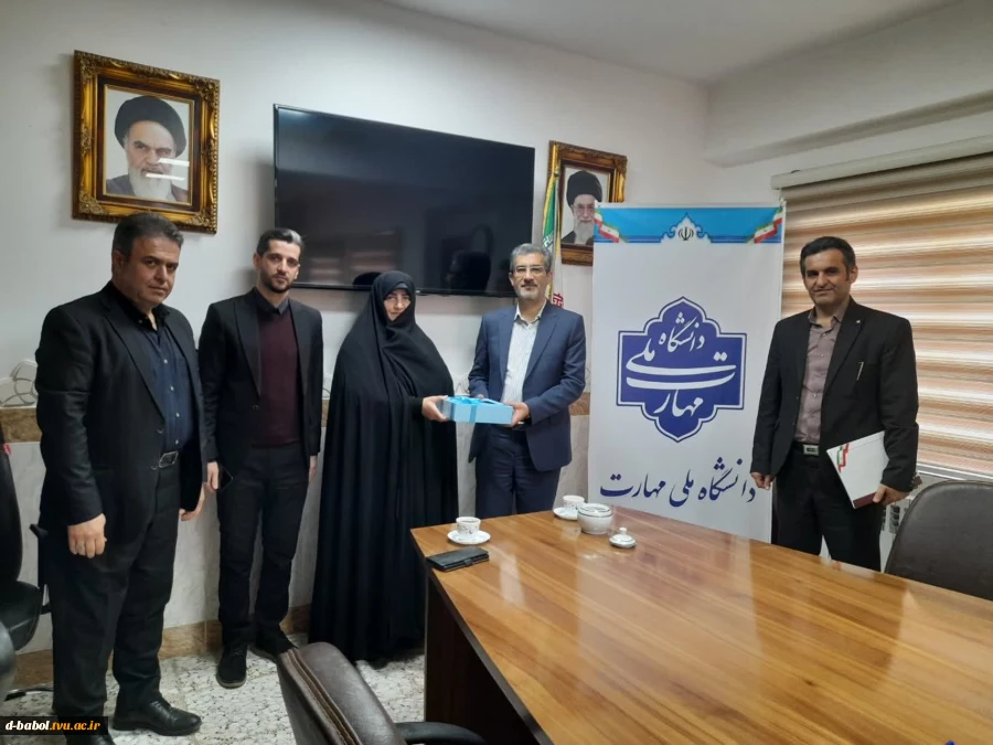 بازدید معاونت آموزشی دانشگاه ملی مهارت کشور از آموزشکده ملی مهارت دختران بابل  10