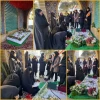 آیین فاتحه خوانی و قرائت قرآن بر سر مزار شهید خوشنام آموزشکده ملی مهارت دختران بابل توسط کارکنان، اساتید و دانشجویان با تبرک از پرچم بارگاه حضرت زینب(س) و حضرت رقیه(س).  2