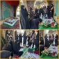 آیین فاتحه خوانی و قرائت قرآن بر سر مزار شهید خوشنام آموزشکده ملی مهارت دختران بابل توسط کارکنان، اساتید و دانشجویان با تبرک از پرچم بارگاه حضرت زینب(س) و حضرت رقیه(س).