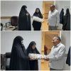 تجلیل از مادر مکرمه شهید رجب پور به مناسبت وفات حضرت ام البنین (س) و روز تکریم مادران شهدا در آموزشکده دختران بابل  2
