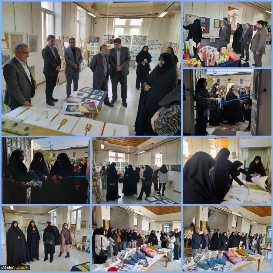 برگزاری نمایشگاه آثار گرافیکی دانشجویان آموزشکده ملی مهارت دختران بابل  2