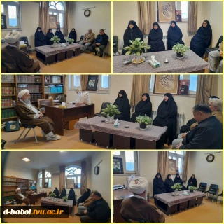 دیدار با امام جمعه محترم شهرستان بابل به مناسبت  گرامیداشت ۲۷ آذر، روز وحدت حوزه و دانشگاه