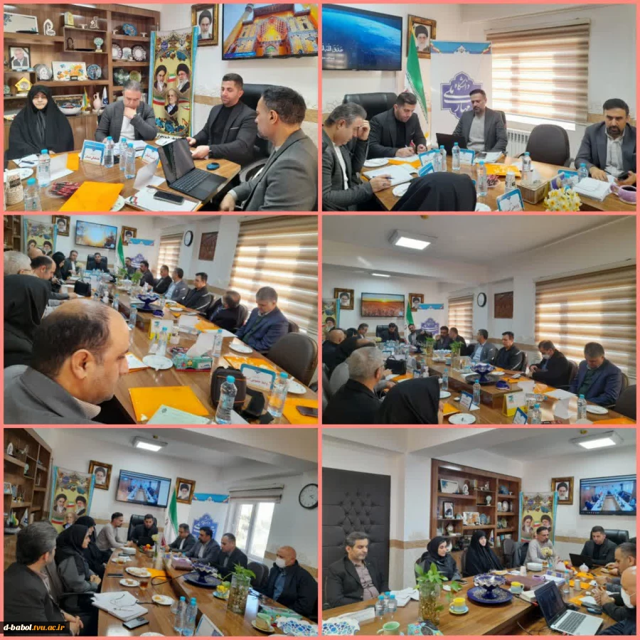 جلسه روسای دانشکده و آموزشکده های ملی مهارت ۱۲گانه استان مازندران باحضور رؤسای دانشکده و آموزشکده های ملی مهارت ۱۲گانه و هیأت رئیسه استان مازندران به میزبانی آموزشکده ملی مهارت دختران بابل برگزار گردید.  3