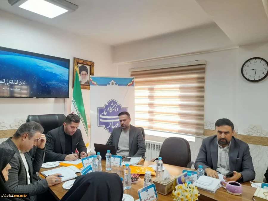 جلسه روسای دانشکده و آموزشکده های ملی مهارت ۱۲گانه استان مازندران باحضور رؤسای دانشکده و آموزشکده های ملی مهارت ۱۲گانه و هیأت رئیسه استان مازندران به میزبانی آموزشکده ملی مهارت دختران بابل برگزار گردید.  5