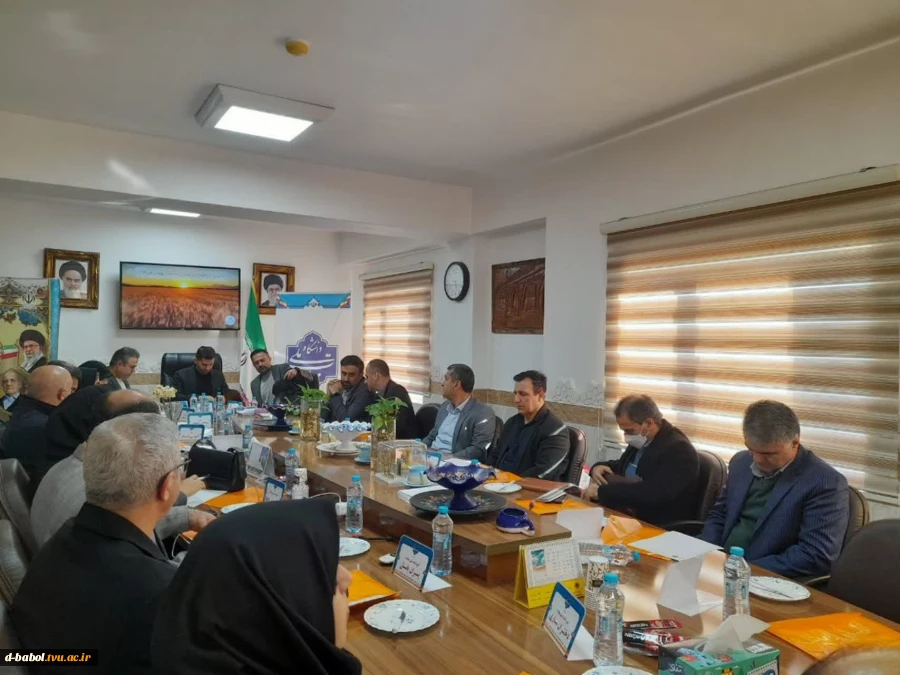 جلسه روسای دانشکده و آموزشکده های ملی مهارت ۱۲گانه استان مازندران باحضور رؤسای دانشکده و آموزشکده های ملی مهارت ۱۲گانه و هیأت رئیسه استان مازندران به میزبانی آموزشکده ملی مهارت دختران بابل برگزار گردید.  7