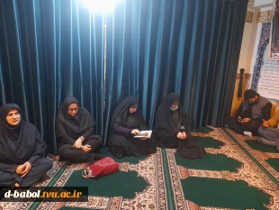 برگزاری مراسم زیارت عاشورا و عزاداری امام شناسی به مناسبت شهادت امام موسی کاظم (ص) در دانشگاه ملی مهارت واحد دختران بابل 3