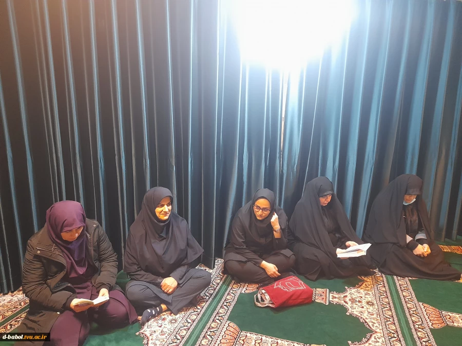 برگزاری مراسم زیارت عاشورا و عزاداری امام شناسی به مناسبت شهادت امام موسی کاظم (ص) در دانشگاه ملی مهارت واحد دختران بابل 5