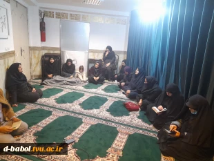 برگزاری مراسم زیارت عاشورا و عزاداری امام شناسی به مناسبت شهادت امام موسی کاظم (ص) در دانشگاه ملی مهارت واحد دختران بابل 7