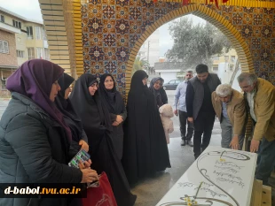 برگزاری مراسم زیارت عاشورا و عزاداری امام شناسی به مناسبت شهادت امام موسی کاظم (ص) در دانشگاه ملی مهارت واحد دختران بابل 12