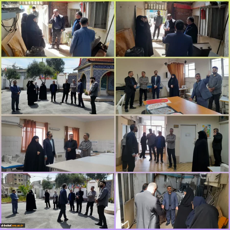 بازدید معاون اداری و مالی استان مازندران و هیات همراه از آموزشکده ملی مهارت دختران بابل  2