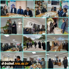 بازدید رئیس دانشگاه ملی مهارت استان مازندران  و هیأت همراه از آموزشکده ملی مهارت دختران بابل