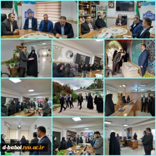 بازدید رئیس دانشگاه ملی مهارت استان مازندران  و هیأت همراه از آموزشکده ملی مهارت دختران بابل