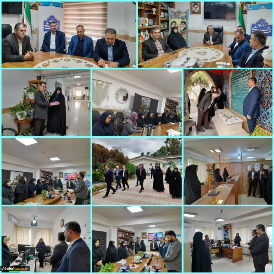 بازدید رئیس دانشگاه ملی مهارت استان مازندران  و هیأت همراه از آموزشکده ملی مهارت دختران بابل  2
