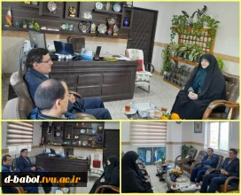 برگزاری نشست با خیر محترم جناب آقای دکتر خانپور در آموزشکده ملی مهارت دختران بابل
