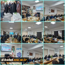 برگزاری مراسم بزرگداشت سالروز شهدای خدمت به همراه جلسه شورای اداری در آموزشکده ملی مهارت دختران بابل