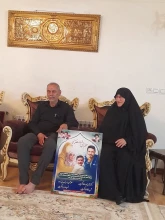 مصاحبه از پدر و مادر معزز شهید محمد رضا ذاکریان دانشجوی نخبه و انقلابی کشور توسط دانشجویان بسیجی آموزشکده دختران بابل